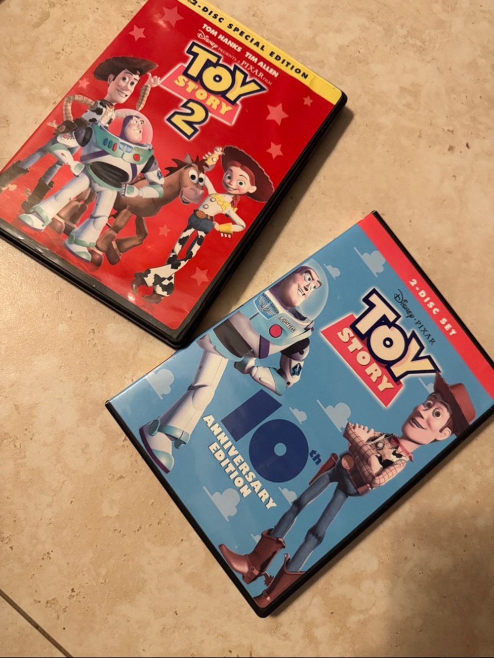 Bundle Toy Story 1 - 10th Anniversary Edition  and Toy Story 2 DVDs